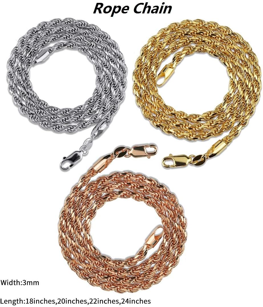 JINLIN Personalized Custom Iced Out Picture/Photo Pendant Necklace with Wings, Hip Hop Rapper Necklace for Women Men with Rope/Tennis Chain