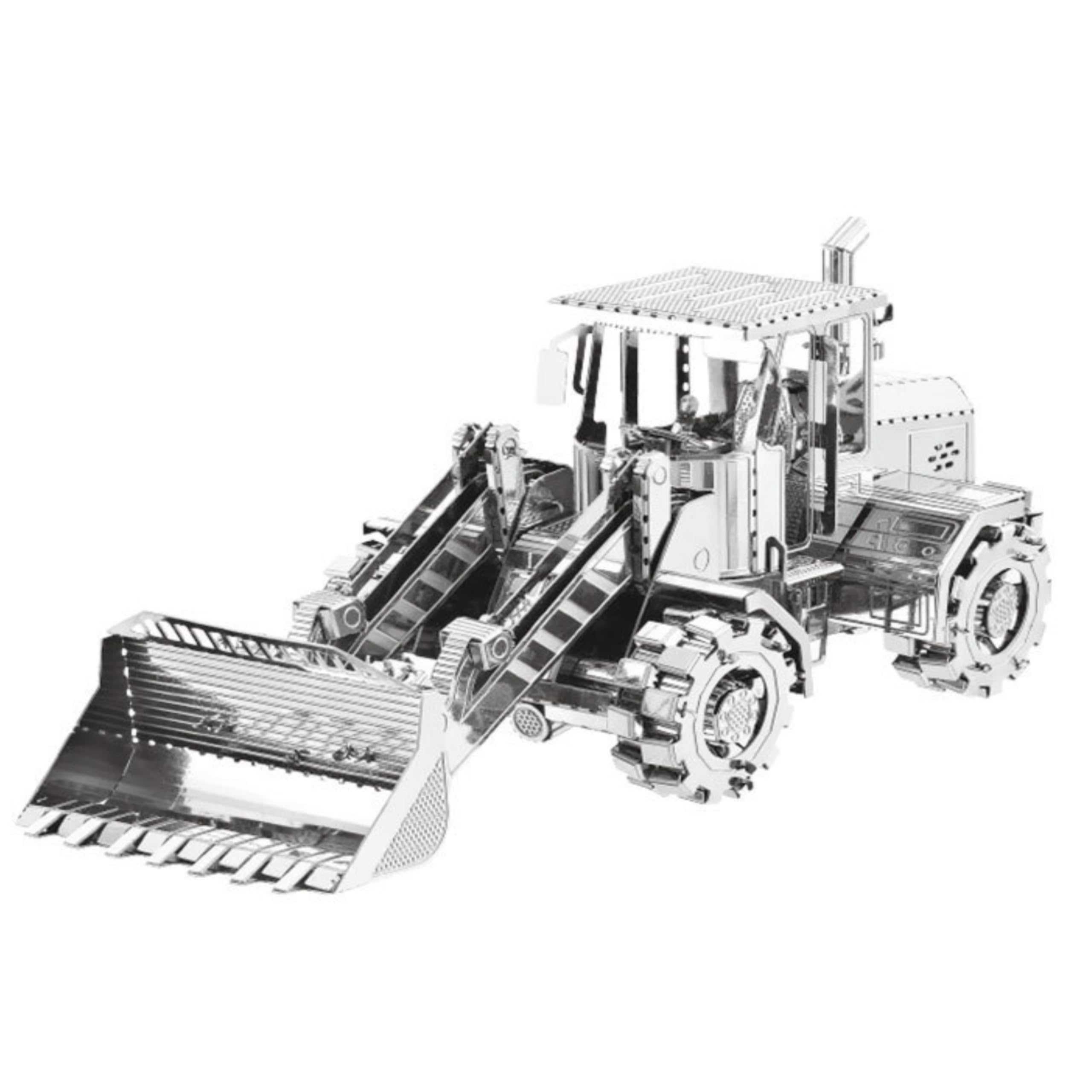 Metal Zone Bulldozer Puzzle 3D de Metal. Maquetas de Maquinaria de Construcción. Rompecabezas de Metal 3D de Vehículos. Puzzle 3D de Metal para Adultos de 8,8 x 3,5 x 3,7cm