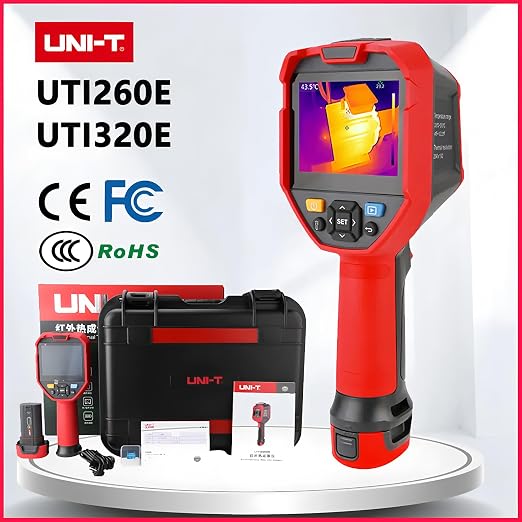 UNI-T Uni-Trend IR Camera UTi260E Cámara Termográfica Infrarroja de Alta Resolución Portátil para Detección de Circuitos PCB y Calefacción de Piso, Resolución IR: 256x192 Frecuencia: 25Hz miniatura 2