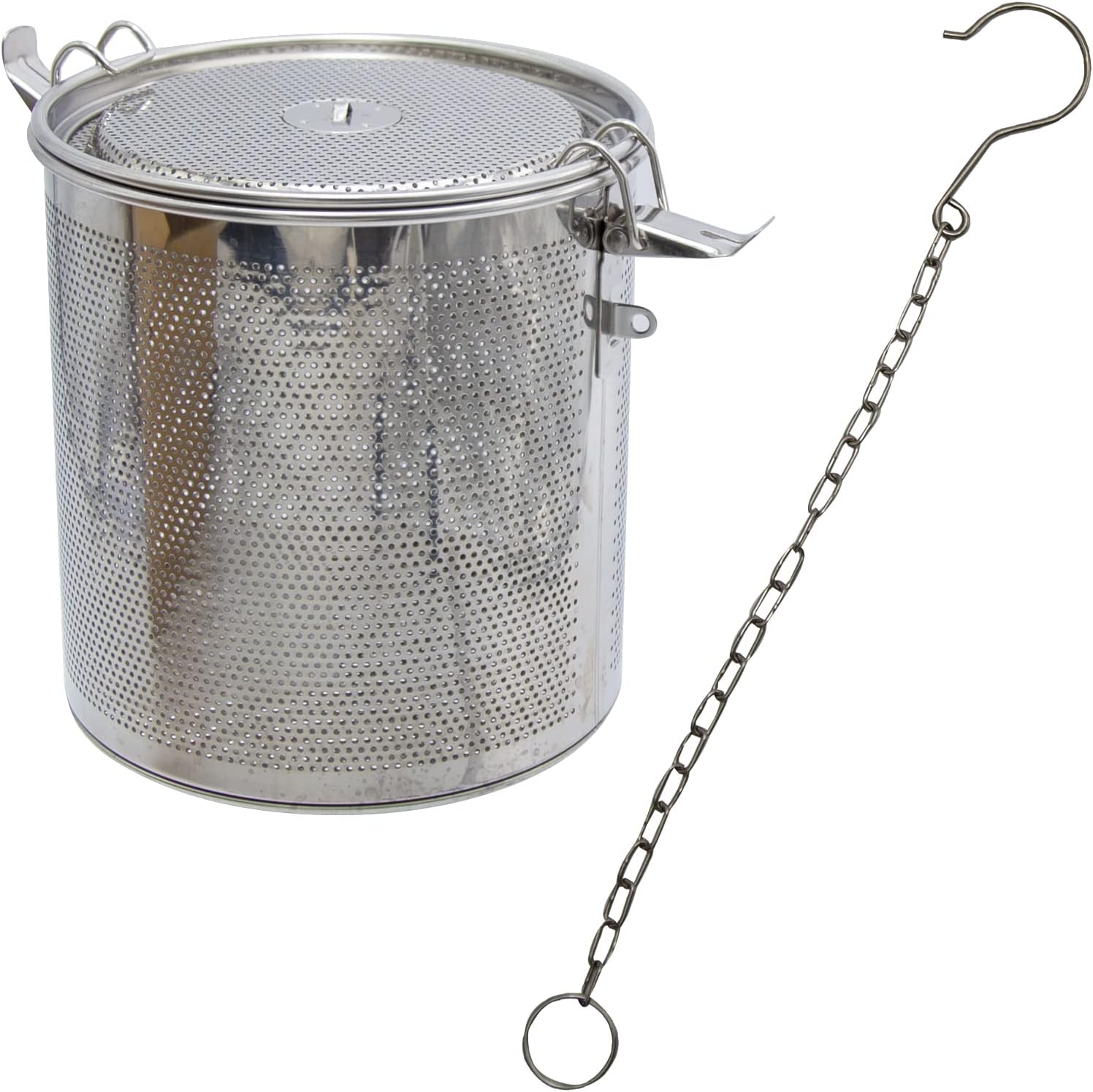 6.3 inch Stainless Steel Tea Ball Seasoning Strainer Infuser Spice Seasoning Strainer Brewing Basket for Kitchen Restaurant