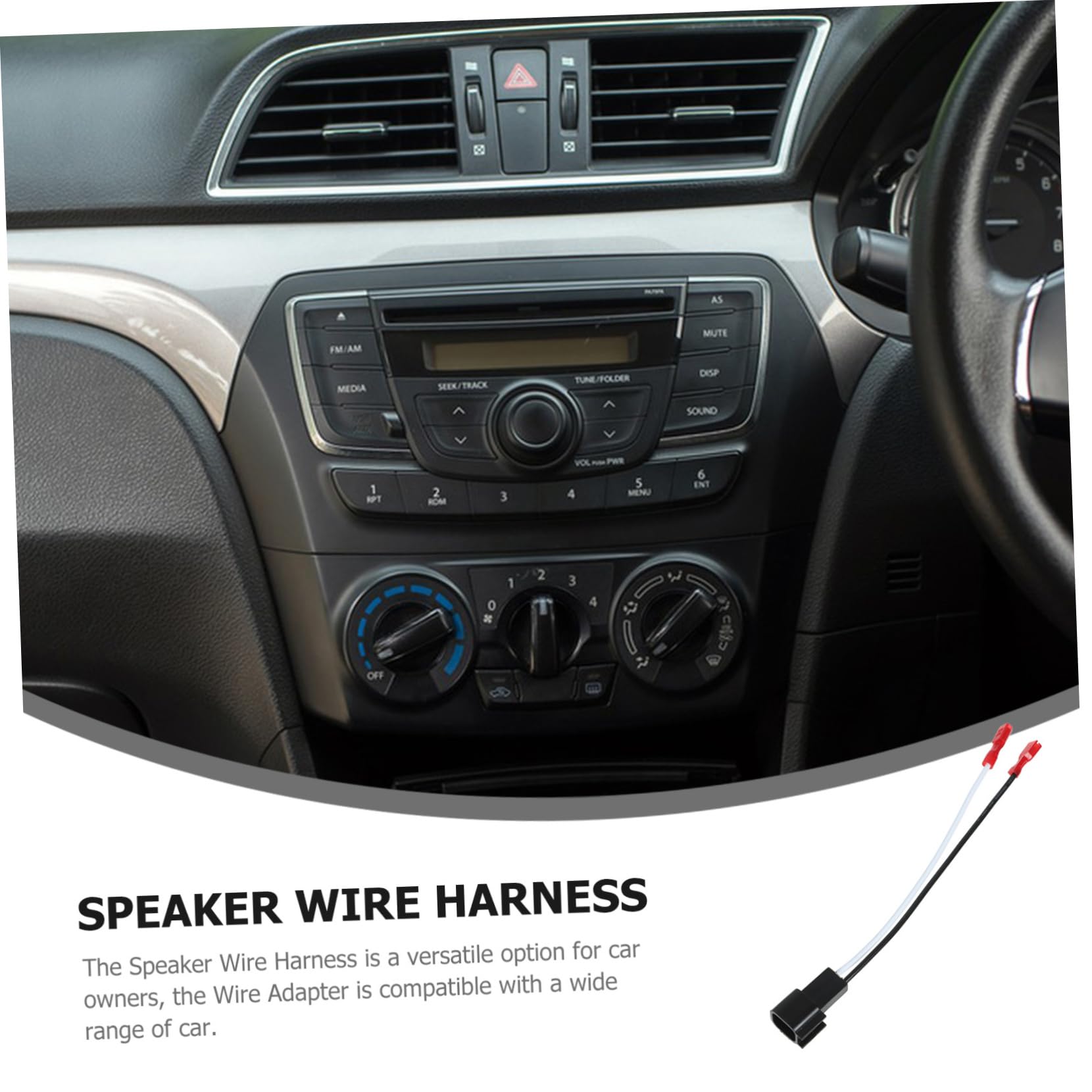 ULTECHNOVO 16piezas Adaptador De Arnés De Cable De Altavoz Para Conexión De Altavoces Vehículos Compatible Múltiples Modelos Instalación Fácil y Sonido