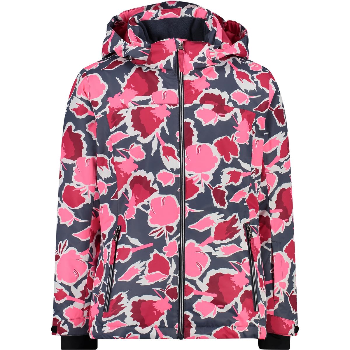 CMP Unisex Kinder Kid G Kapuzenjacke mit Druckknöpfen skijacke