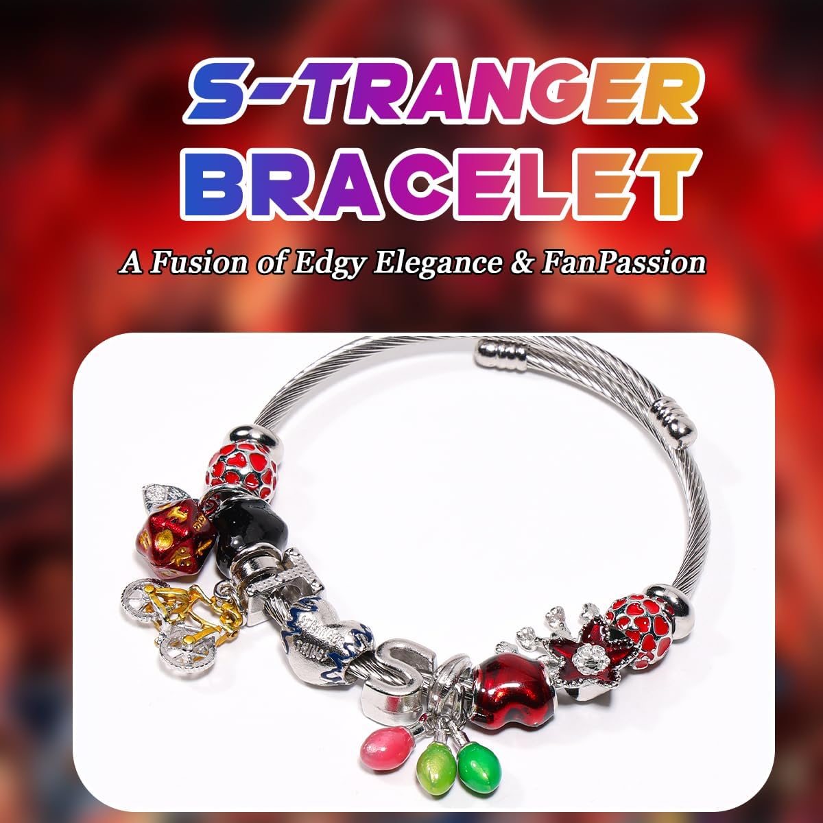 AICase for Stranger Merch Gifts Toys Inspired Bracelets