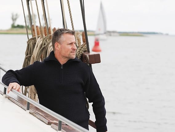 Blauer Peter - Troyer - Pullover - Schurwolle - 9 Farben