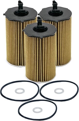 Juego de 3 filtros de aceite de motor de repuesto para Hyundai Kia V6