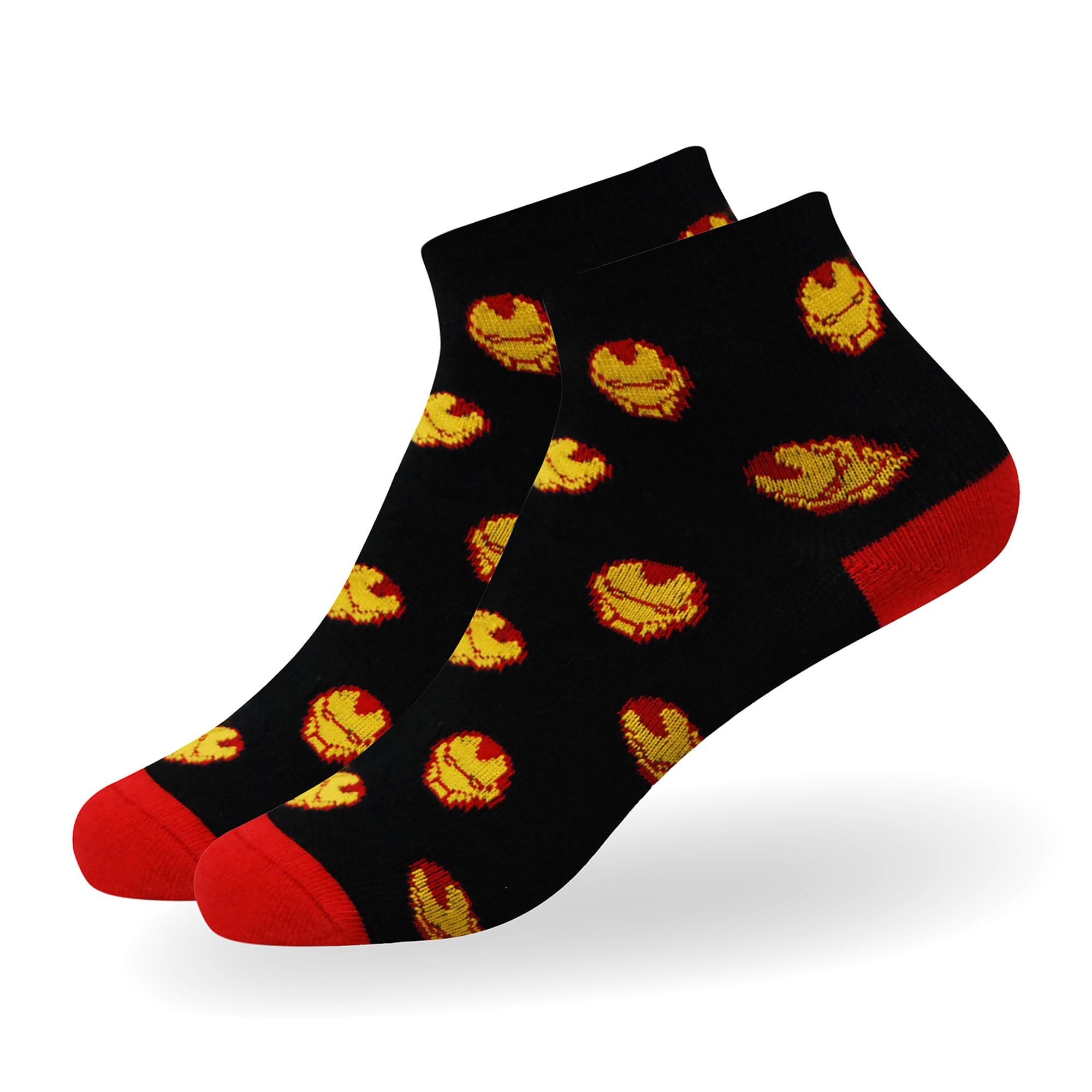 BALENZIA SocksXpress 3 Pairs Kids Super Hero Cartoon Socks | Marvel Kids High Ankle Printed Cotton Socks (2-3 Years) 3