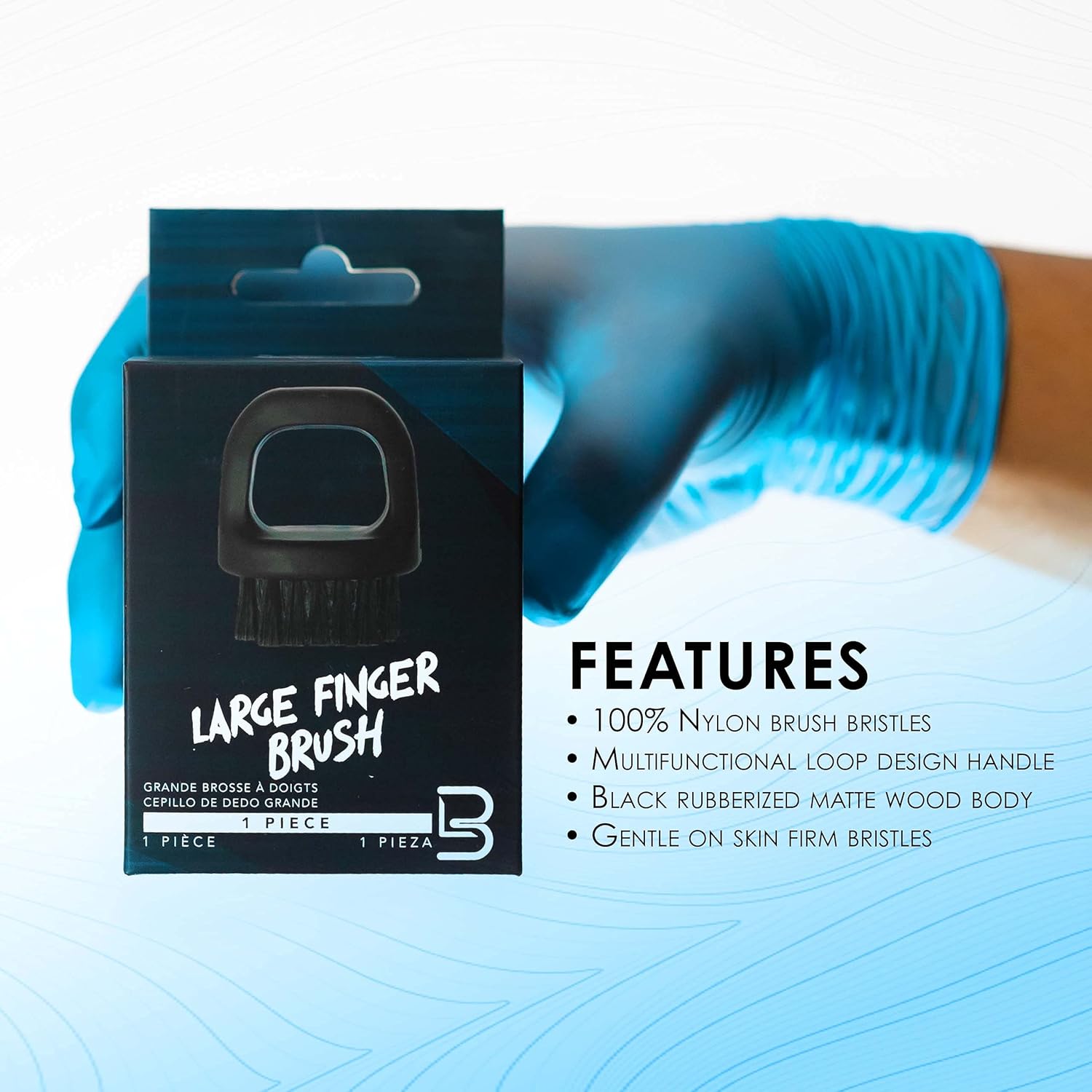 L3 Large Finger Brush: The Ultimate Grooming Companion for Barbers and Personal Care!