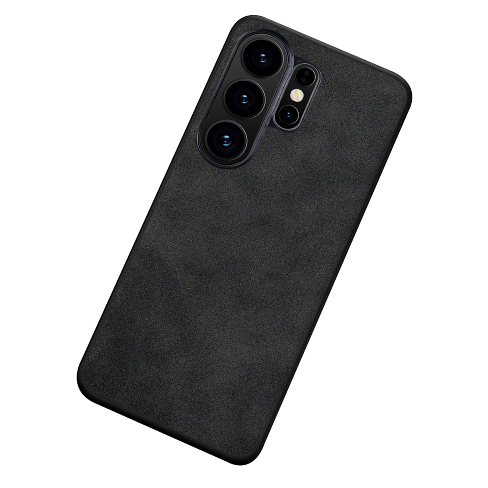 Coque de protection antichoc pour Samsung Galaxy S26 housse mince en cuir noir