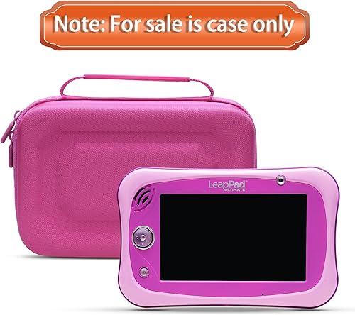 Vista 14 de LTGEM - Funda rígida para Leapfrog LeapPad Ultimate Ready para tablet, bolsa de almacenamiento protectora de viaje (negro y gris)