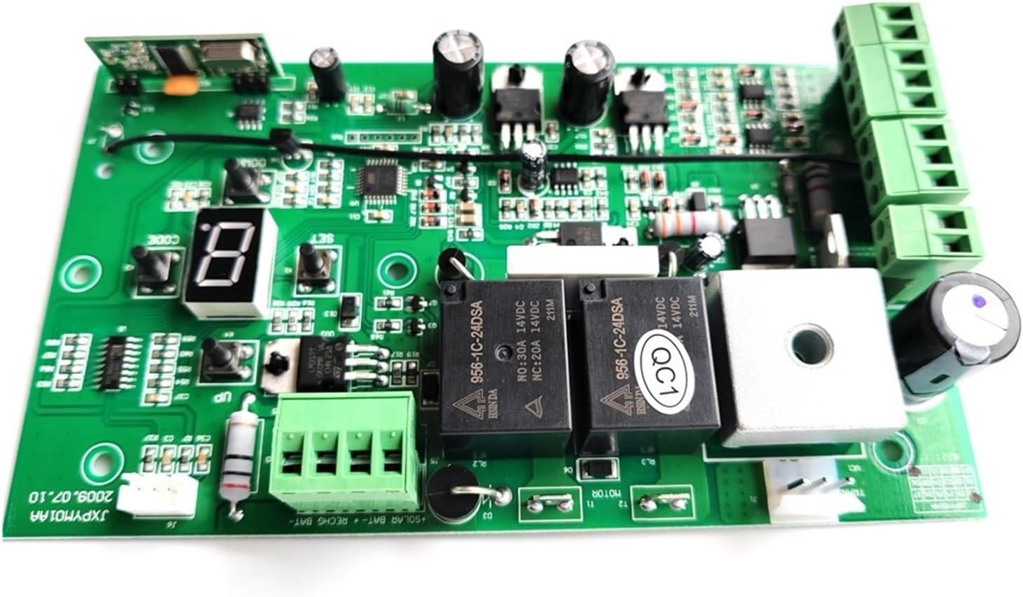 Electric Gate Opener Motherboard Circuit Board Sliding DC Motor Controller 2 Or 4 Remote Control Door Openers Added Safety and Convenience(4 Remote Control)