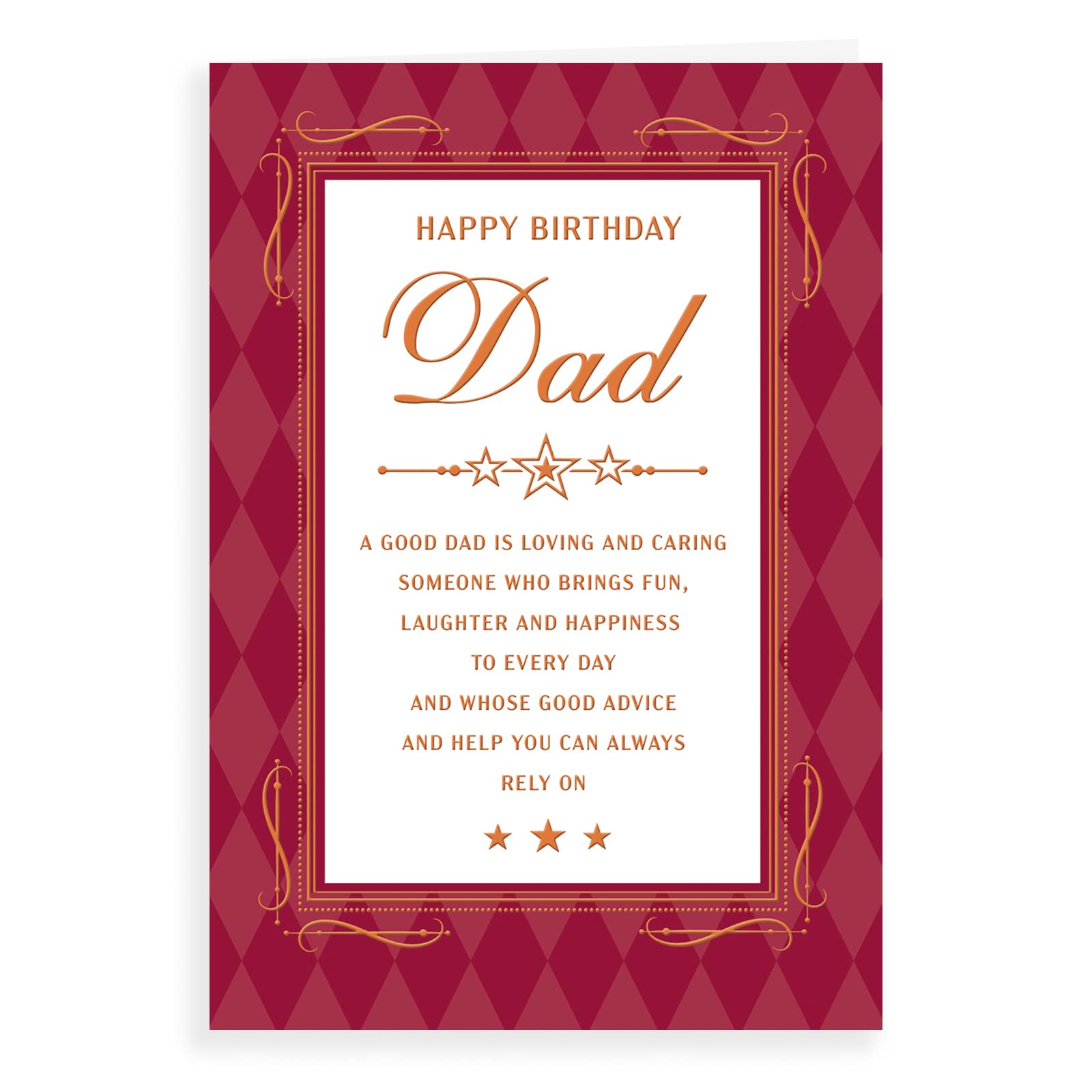 Classic Birthday Card Dad - 9 x 6 inches - Regal Publishing