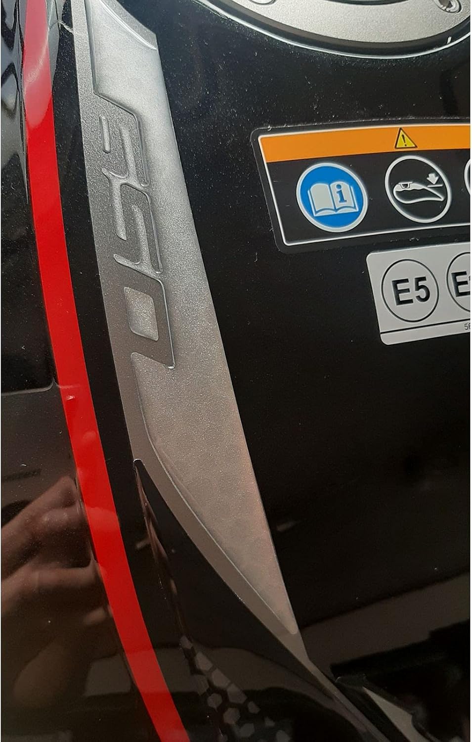 Motorcycle 3D Stickers Compatible with Kawasaki Versys 650 2021. Tank Protector Protection from Bumps and Scratches. Resin Stickers – Metallic Effect - Made in Italy