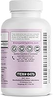 Vista 7 de Bronson Ultra Biotina 10,000 Mcg Suplemento para Cabello, Piel y Uñas, Sin GMO, 120 Cápsulas Vegetarianas