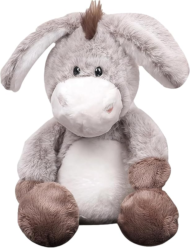 Esel Kuscheltier 32cm Stehendes Kuscheltier Esel, Niedliche HäNgende Eselpuppe,Niedlichen Stuffed Spielzeug Cartoon Plüsch Puppe Geschenke für Heim Party Dekor Frauen Männer