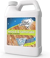 Vista 12 de Limpiador de madera y piso laminado Black Diamond, para parqué, real, natural y artificial, biodegradable, seguro para todos los pisos, negro, WOW QT