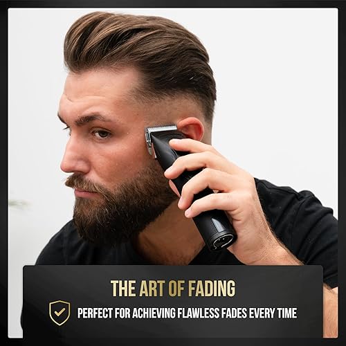 Miniatura 5 de Novah - Cortadora de pelo profesional para hombres, cortadora de pelo eléctrica inalámbrica para hombre, kit de corte de pelo para peluqueros