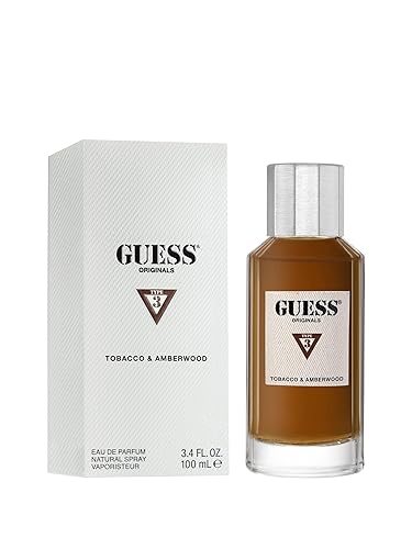 Guess Originals Tipo 3 Tabaco y Amberwood para hombre - 3.4 oz EDP Spray