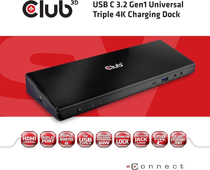 Club 3D CSV-1562 Replicatore di Porte y Docking Station para Notebook miniatura 2
