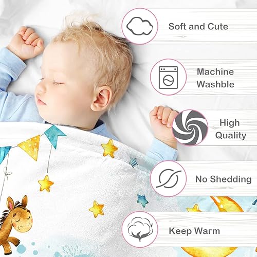 Miniatura 33 de Manta de bebé personalizada para niños, manta de bebé personalizada con nombre súper suave para niños, mantas de elefante personalizadas para bebés