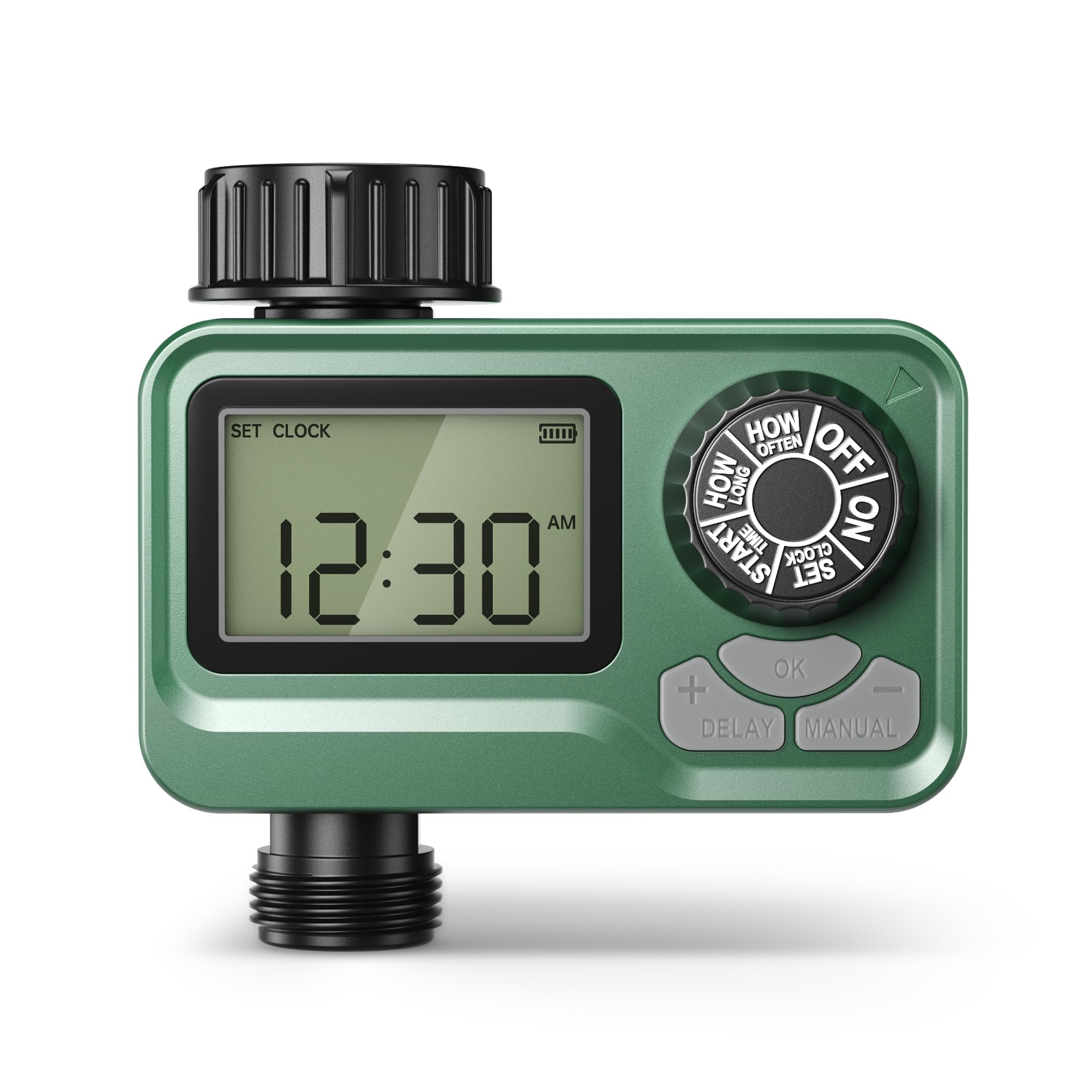 BN LINK Outdoor Water Timer for Garden Hose, Programmable Sprinkler Timer | Hose Timer with Rain Delay, Manual & Auto Modes – Digital Irrigation Timer Controller for Lawn, Yard & Drip System 1 Outlet Global Recycled Standard Global Recycled Standard Global Recycled Standard
