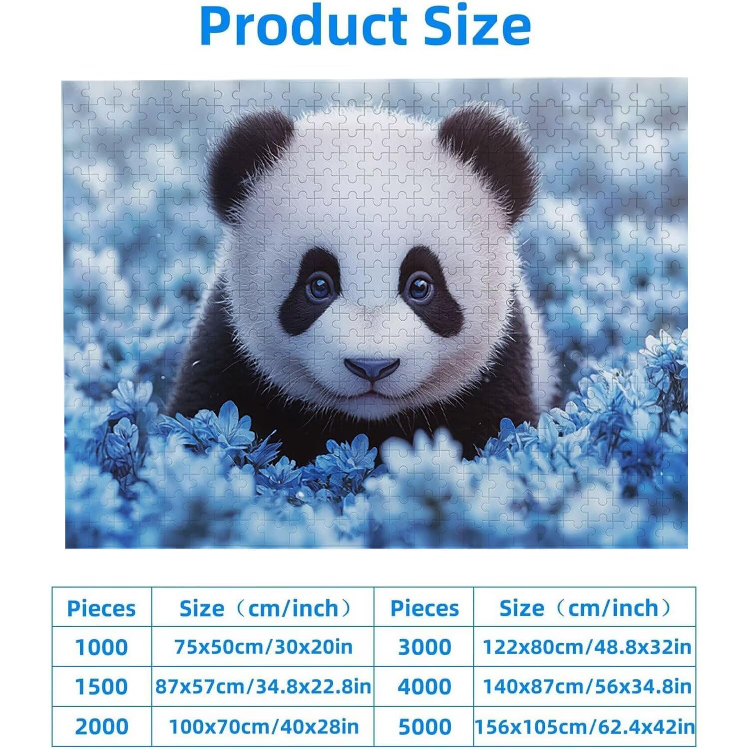 1500 Pezzi di Puzzle, Panda1500 Pezzi di Puzzle per Adulti, Regalo di Anniversario, Regalo di Natale, Decorazione Della Casa, Prevenzione Della Degenerazione Cerebrale Negli Anziani v-915