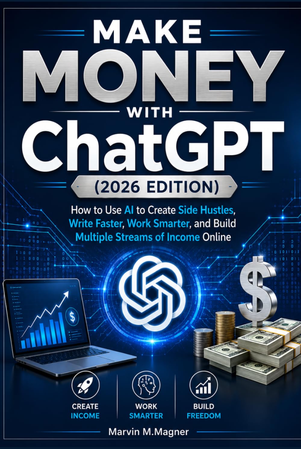 Make Money with ChatGPT for Beginners (2026 Edition): How to Use AI to Create Side Hustles, Write Faster, Work Smarter, and Build Multiple Streams of Income Online