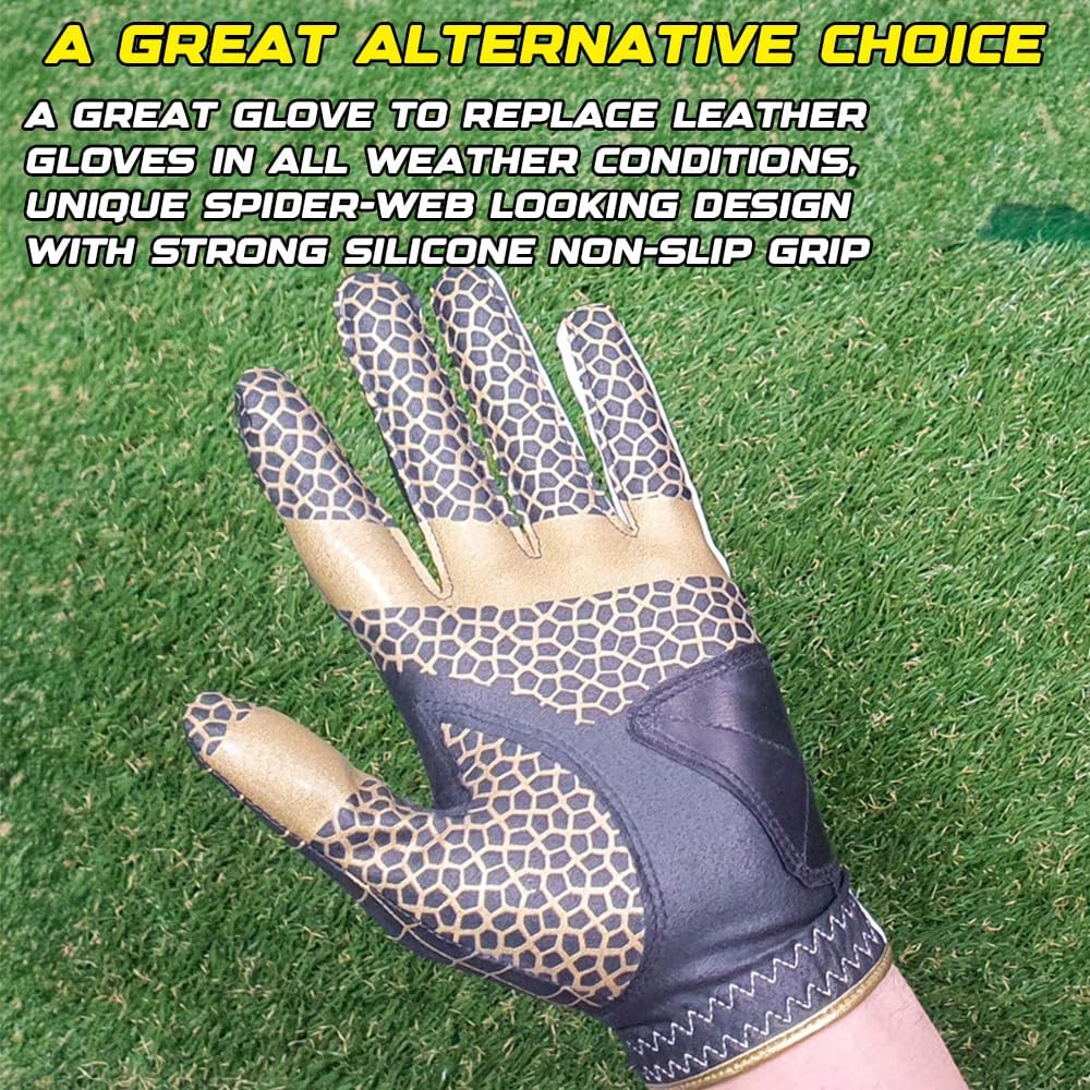 J&S Sporting Spider Grip Nonslip Golf Gloves for Men, Mens Golf Glove for Right Handed Golfer - Image 4