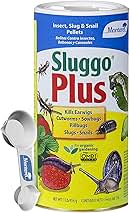 Monterey Sluggo Plus Bundled with Measuring Spoon - Snail & Slug Killer, Plus Controls Other Insects, OMRI Listed for Organic Gardening - 1 lb