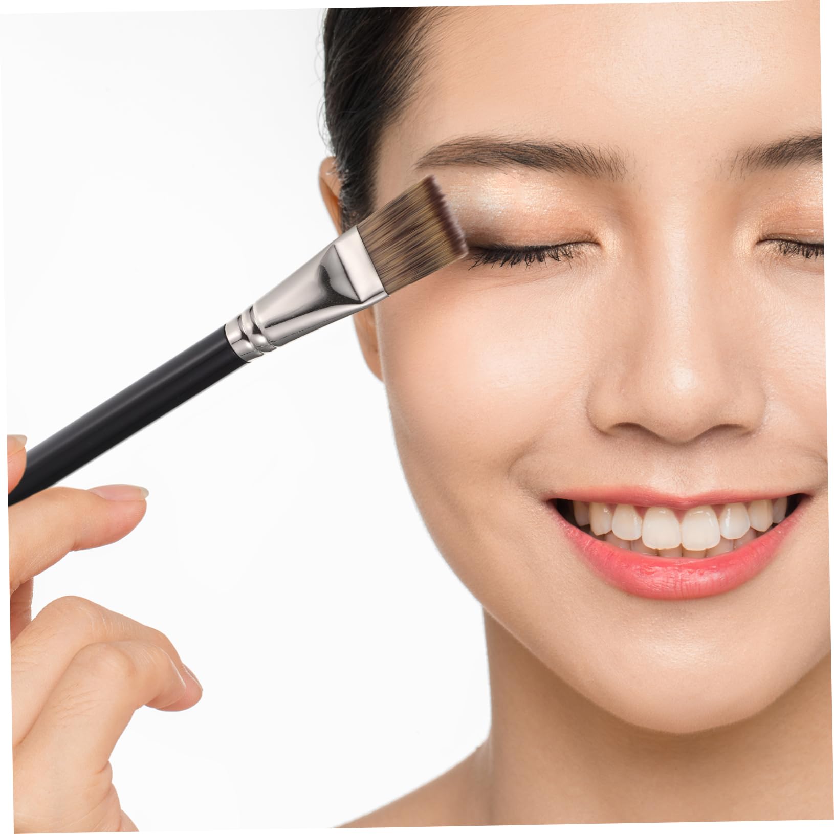 Didiseaon 5pezzi Pennello Fondotinta Portatile Per Trucco Pennello Per Miscelazione Cosmetico Con Setole Morbide e Dense Per Donne e Ragazze