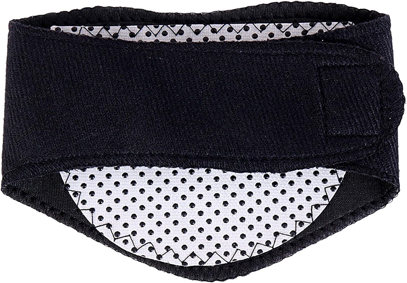 Neck Support Brace Strap Adjustable Self Heating Neck Stretcher Warm Neck Guard Protector (Black, one Size) : Sports & Outdoors