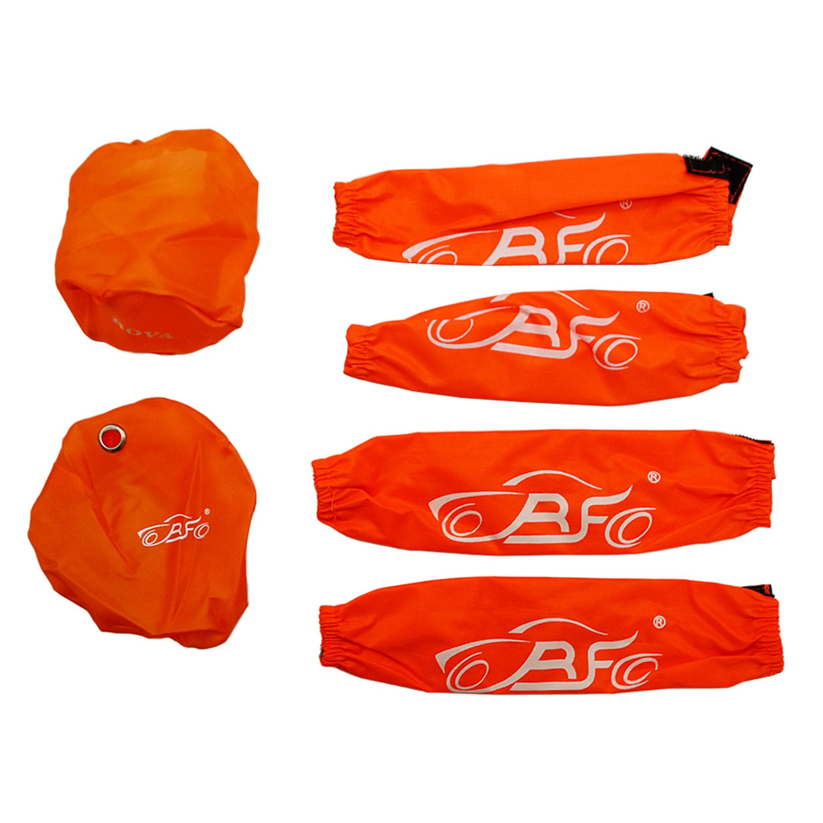 FLMLF Pull Start Cover Air Filter Covers Shock Absorption Cover for CY Zenoah Engine for 1/5 HPI Rofun Rovan Km Baja 5T 5B 5SC Rc Parts (Orange)