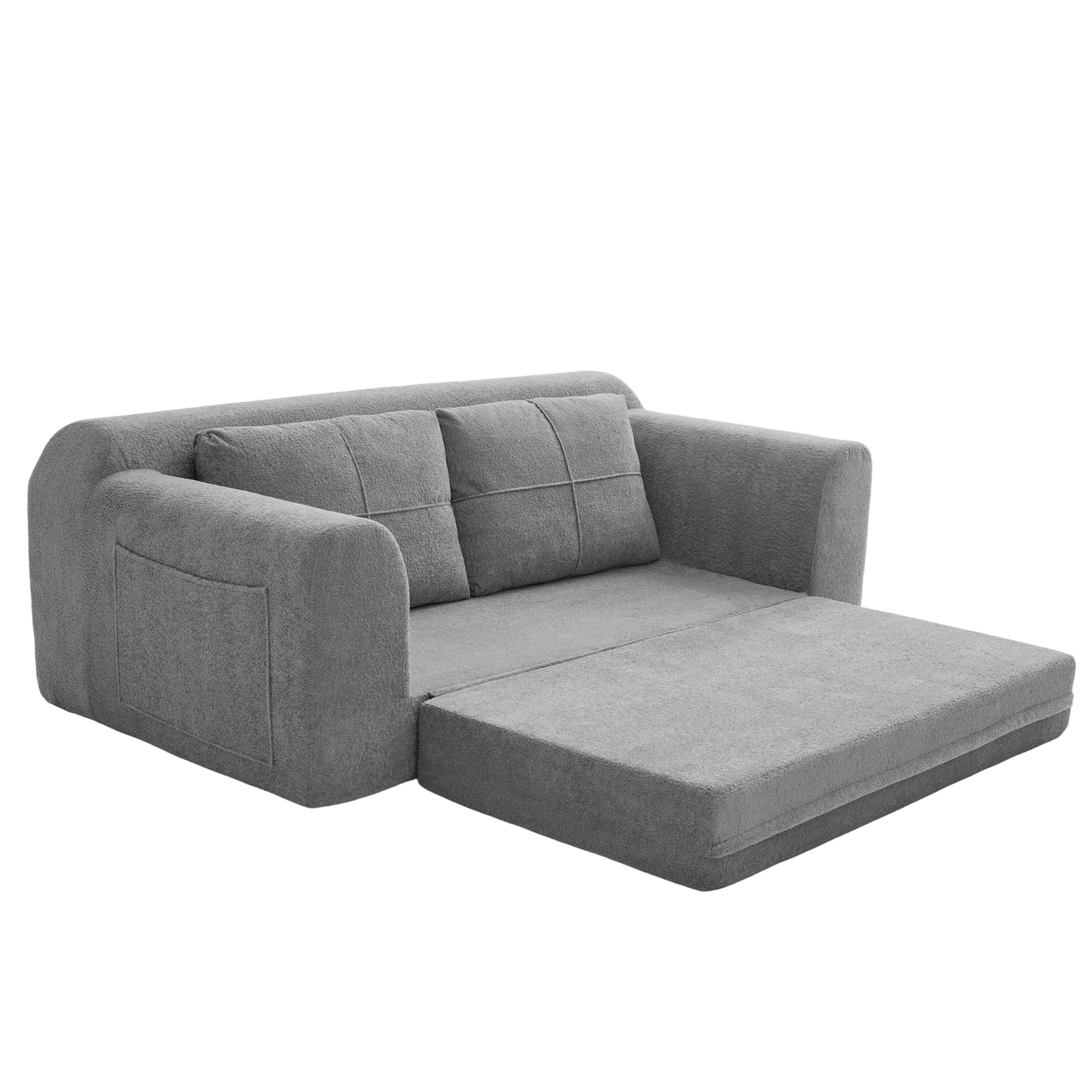 Sofá cama modular de 2 plazas, sofá convertible