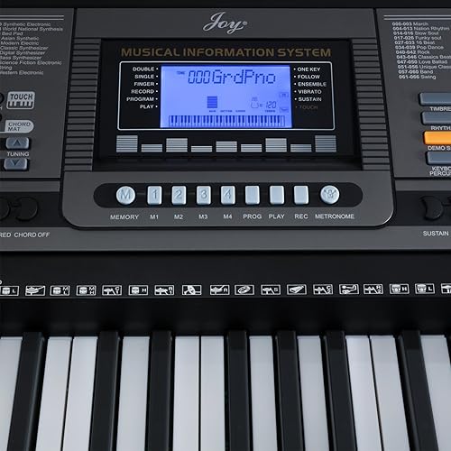 Miniatura 4 de Joy Teclado de 61 teclas iluminadas con sensible al tacto y USB Midi(aplicación) (KL-92UT)