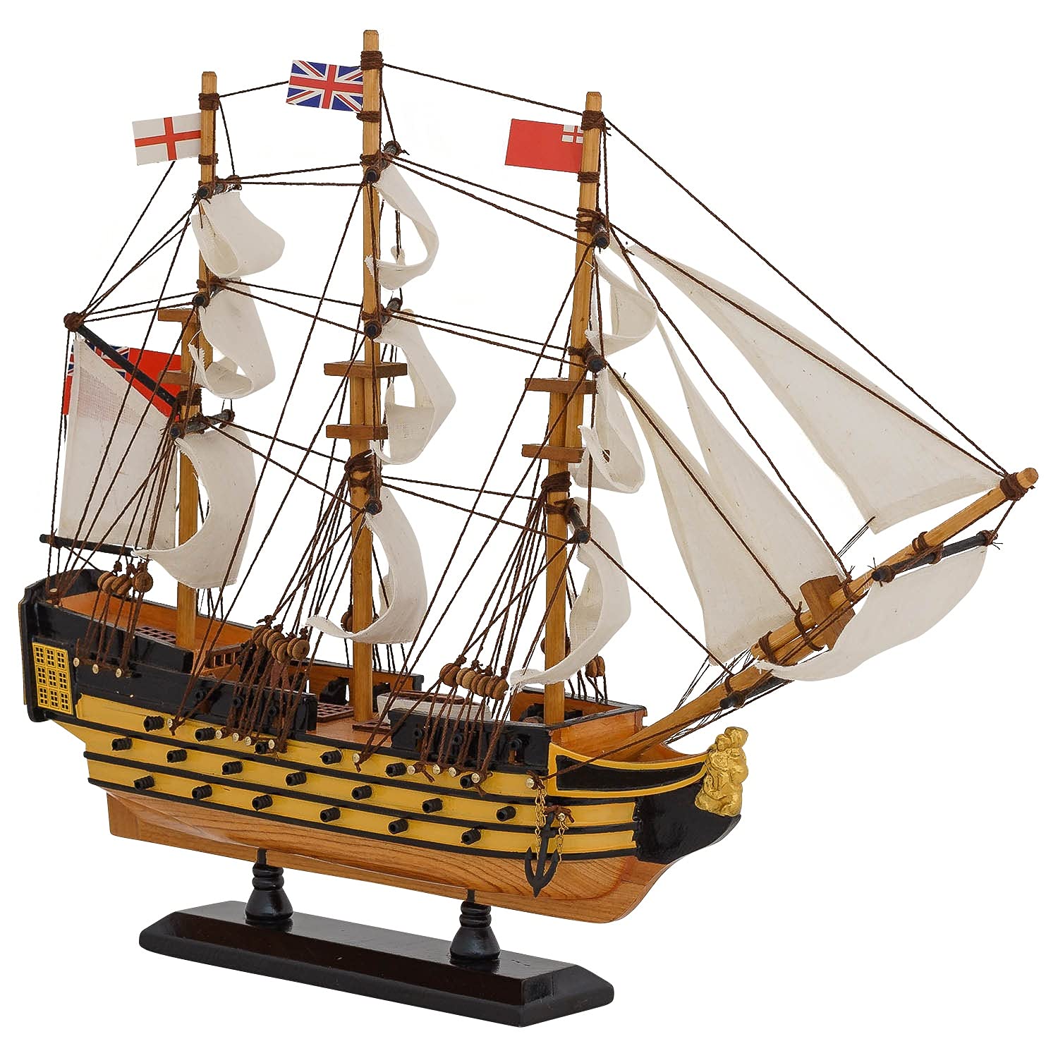 aubaho Modellschiff HMS Victory Schiff Segelschiff Maritim Deko Antik-Stil kein Bausatz