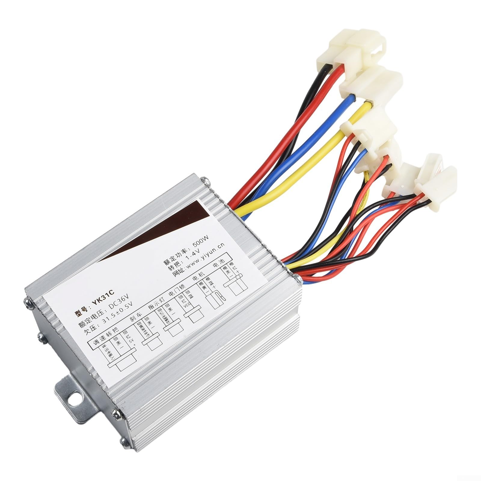 Módulo controlador de bicicleta eléctrica con soluciones de seguridad efectivas para 12 V, 24 V, 36 V (36 V, 250 W-350 W)