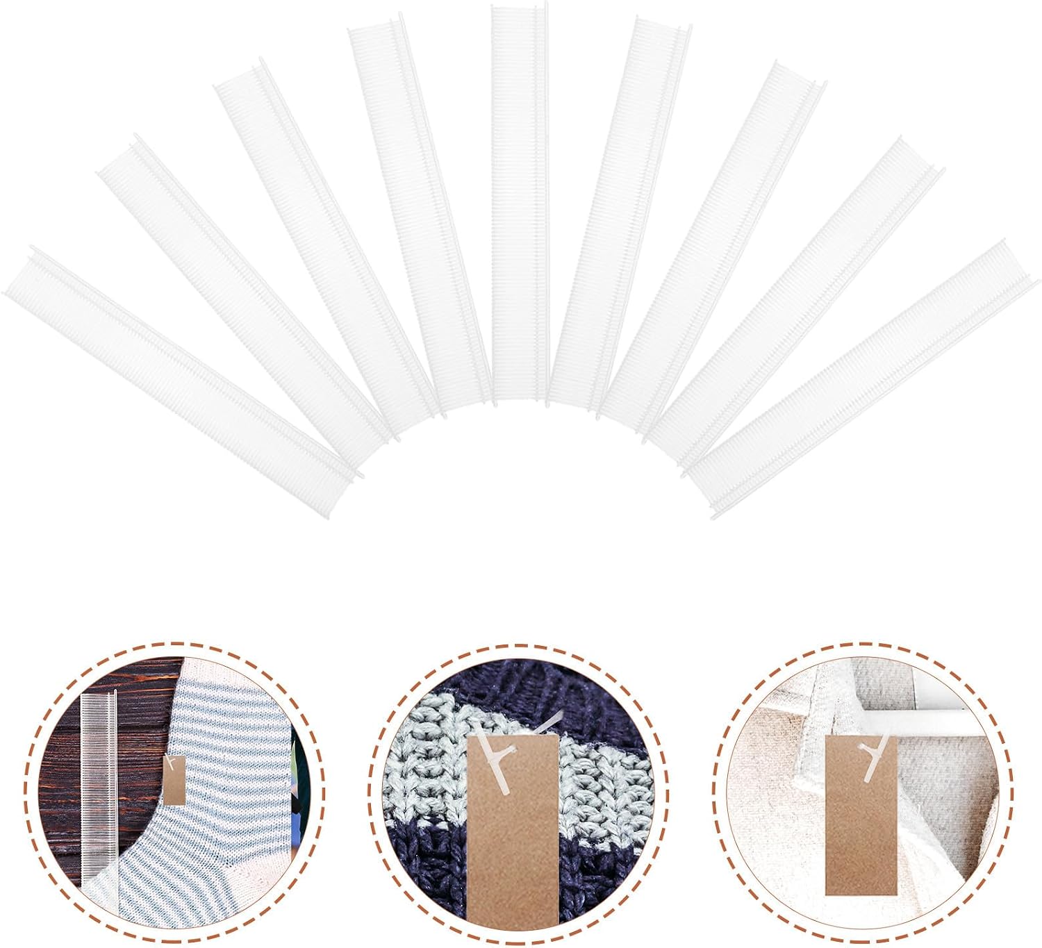 10000Pcs Sock Packing Material Tag Snap Rope Price Tag Fasteners Clothes Ties Label Security Loop for Retail Clothing
