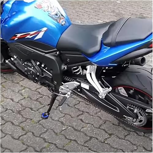 Miniatura 6 de Para Yamaha para FZ1 para FZ 1 2006-2015 para FZ6 para FZ6R para FZ6-S2 2004-2009 Accesorios motocicleta aluminio Kickstand pie extensión Pad