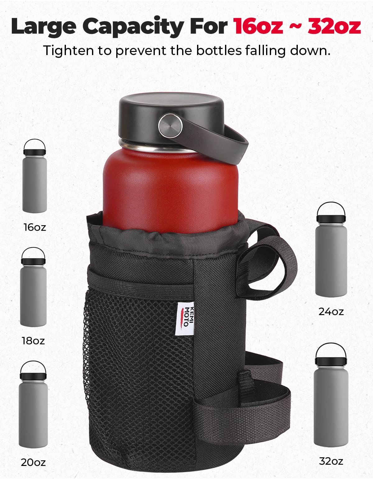 Porte-Tasse De Velo Avec Poches En Maille, Durable Haiti