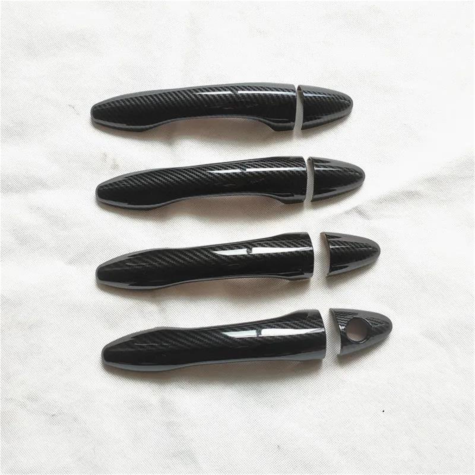 Yueyzhk Type A For Kia For Optima K5 Tf Mk3 2012 2013 2014 Car Door Handle Cover Trim Plastic Imitation Carbon Fiber Accessories(Type A)
