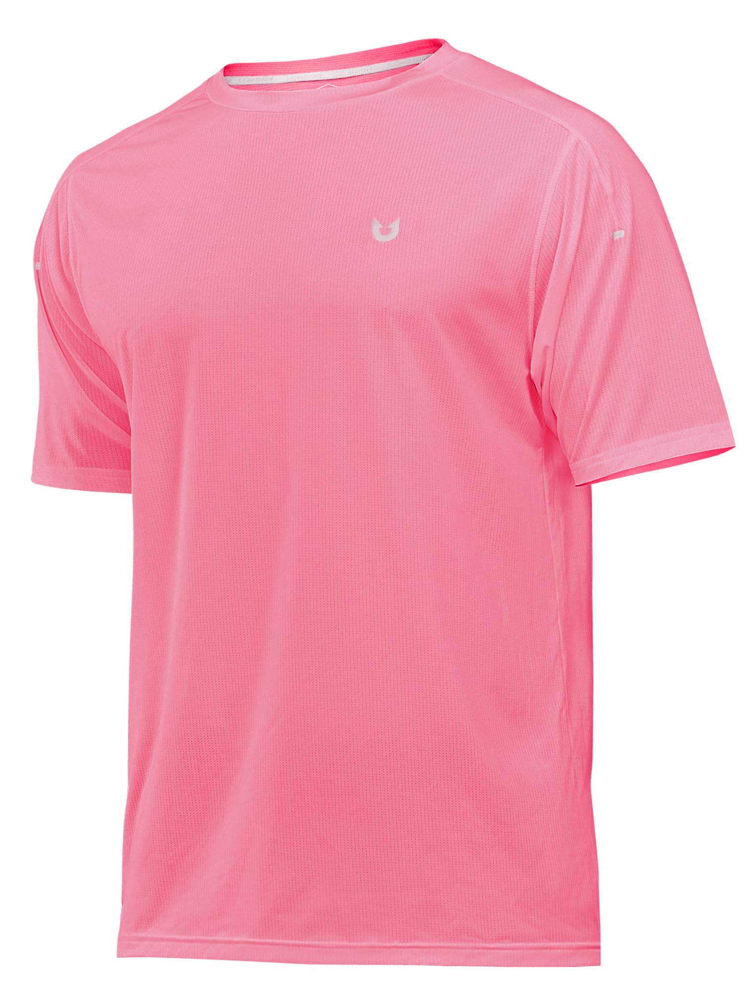 Men’s Athletic Running Shirts Workout Gym Quick Dry Short-Sleeve