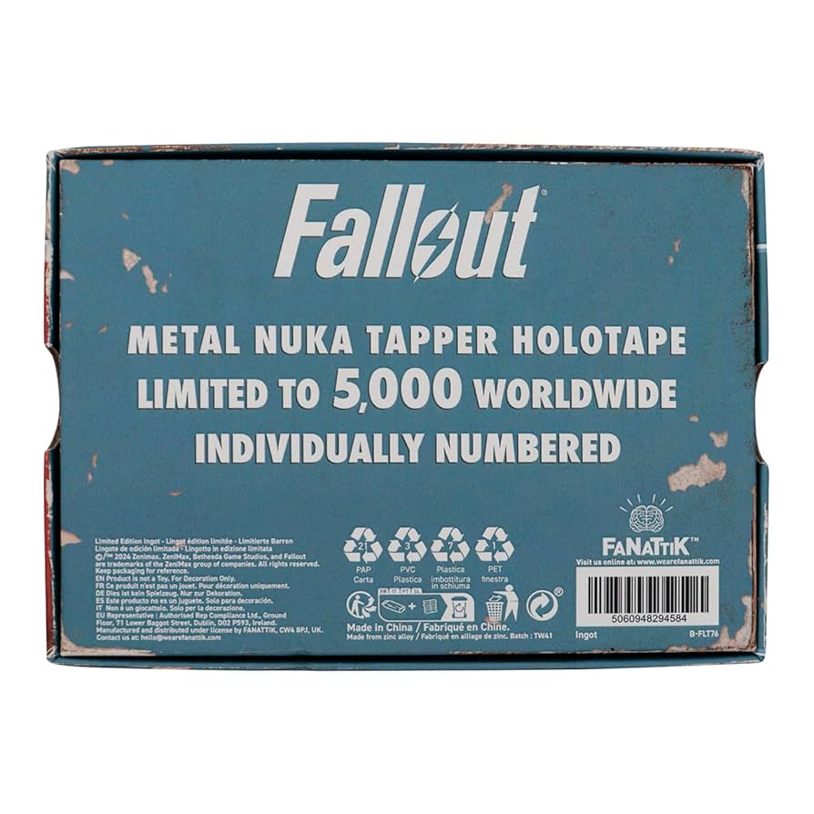 Fallout Nuka Tapper Holotape 世界5000個限定 Amazon.com: Fallout Nuka Tapper Holotape Replica : Toys & Games