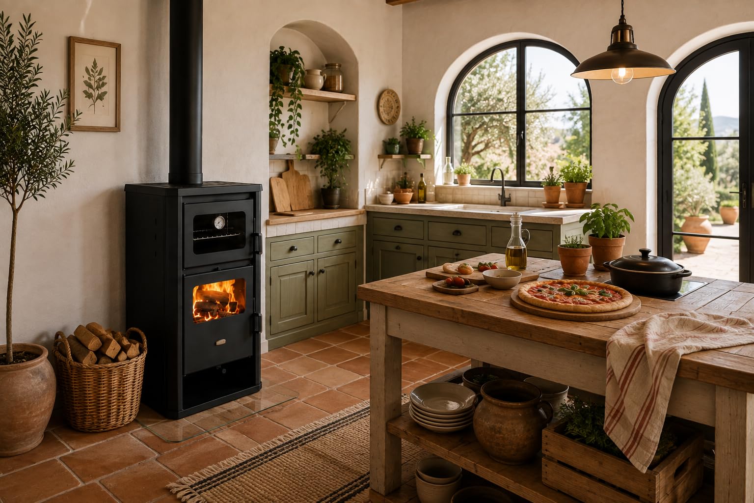 Prity - Stufa FM D con forno, 12 Kw