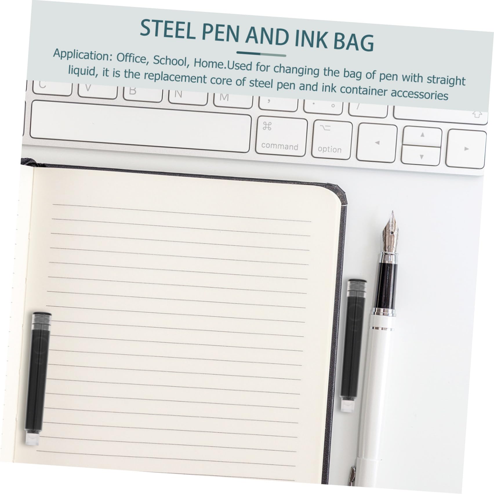 Uonlytech 3 Series Recargas Para Estilográficas Rellenos De Tinta De Pluma Para Escritura Diaria Escuela Y Oficina Compatible Con Variedad De Estilográficas Material Duradero 100 Piezas X 3