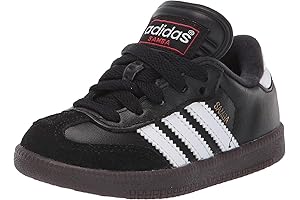 Adidas Kids' Samba Classic Soccer Shoe in Black/White