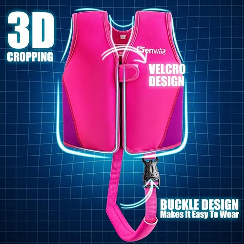 Miniatura 9 de Baby Girl Swim Vest Toddler Swim Vest for Age 18 Months - 2 Years Baby Toddler Fit 20-28 lbs