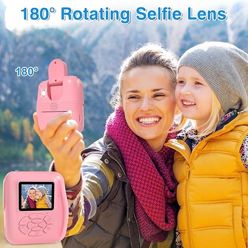 Miniatura 5 de Cámara para niños con impresión instantánea cámaras instantáneas para niños que imprimen fotos, cámara digital para niños, cámara de juguetes 1080P