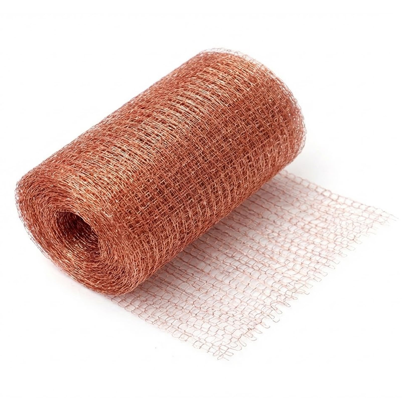 AUFIKR Pure Copper Mesh Roll, Rodent Control Copper Tape Slug Repellent, Rat Mesh Proofing Wire Wool, Versatile Pest Barrier for Home Garden Gap Filling (12.7cm x 12m)