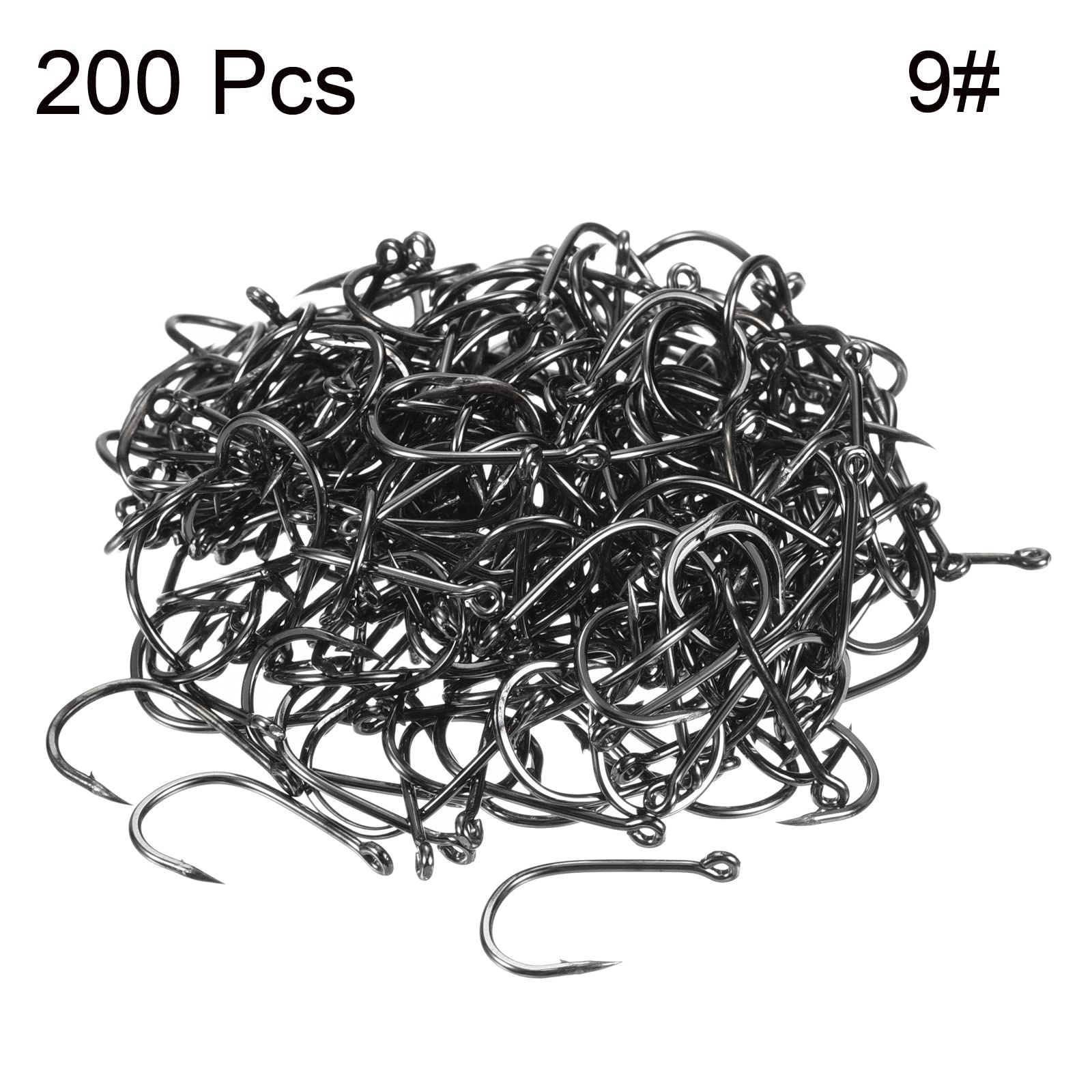 PATIKIL Catfish Hook Claw Fish Hook Fishing Hook High Carbon Steel J Shaped with Barbs for