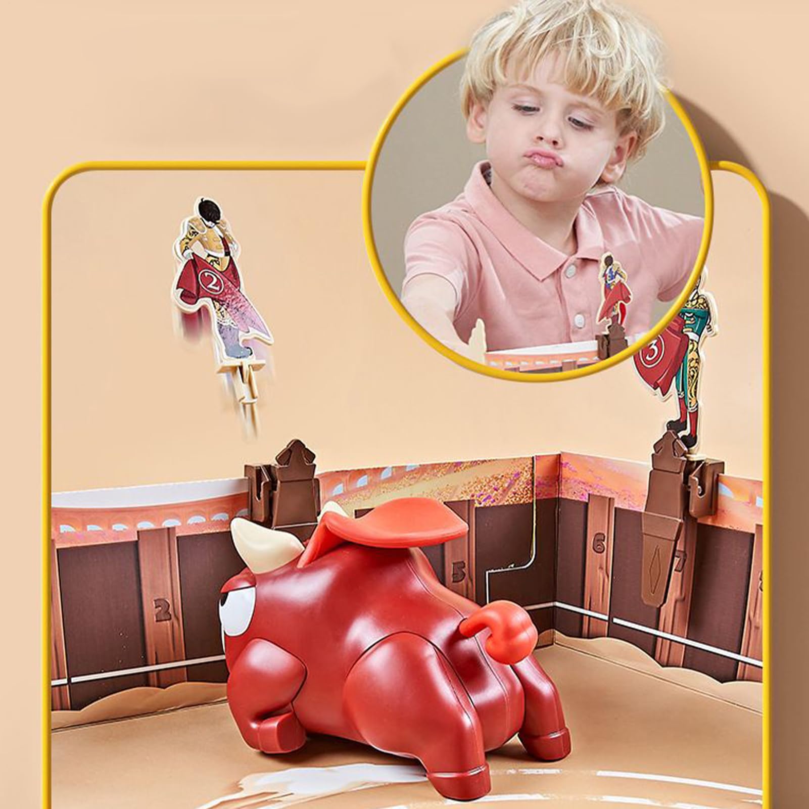 Générique Gesellschaftsspiel Tauromachie – kooperatives Spiel zum Thema – interaktives Spielzeug für Kinder von 3 bis 12 Jahren, ideal für den Einsatz im Klassenzimmer und im Klassenzimmer