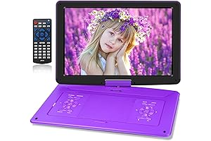 【Newest】 Portable DVD Player with WiFi: LOHAS17.9'' 15.6'' Large Swivel Screen DVD...